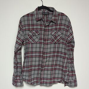 Beverly Hills Polo Club Plaid Button Down Flannel